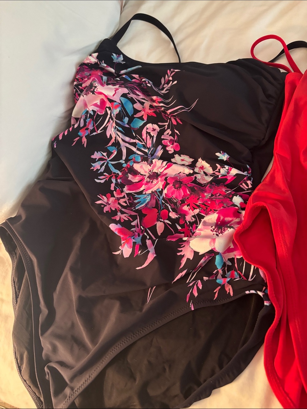 Eight One-Piece Swimsuits - all size 12